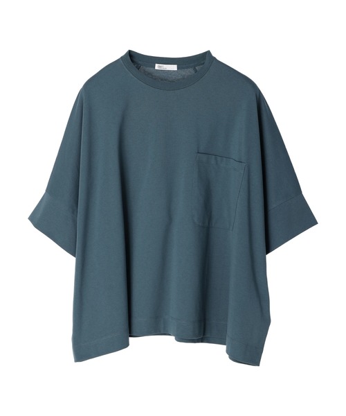 CRAFT STANDARD BOUTIQUE（クラフトスタンダードブティック）の「PKTチュニック　＊（Tシャツ/カットソー・レディース・ブラック/グレー/オフホワイト・FREE）」の3枚目の写真