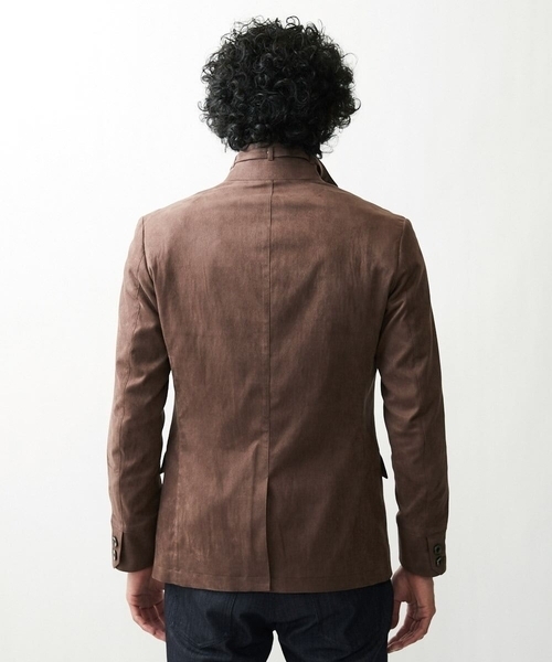 MICHEL KLEIN HOMME   （ミッシェルクランオム）の「ベジタブルスエードコンバーチブルジャケット（その他アウター・メンズ・ブラック/ブラウン/ボルドー・LARGE/X-LARGE/MEDIUM/46/48/51）」の12枚目の写真