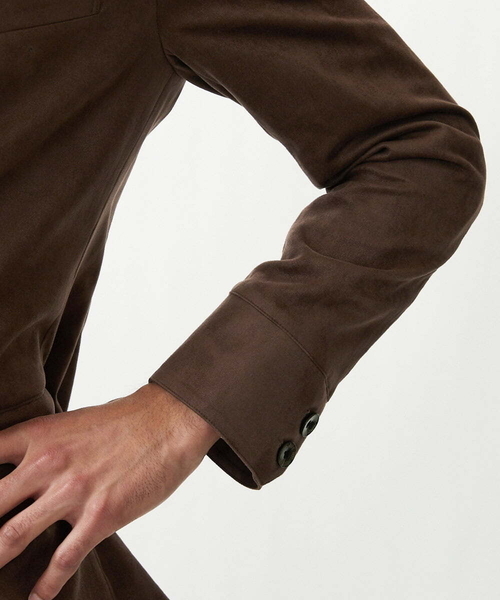 MICHEL KLEIN HOMME   （ミッシェルクランオム）の「ベジタブルスエードコンバーチブルジャケット（その他アウター・メンズ・ブラック/ブラウン/ボルドー・LARGE/X-LARGE/MEDIUM/46/48/51）」の14枚目の写真