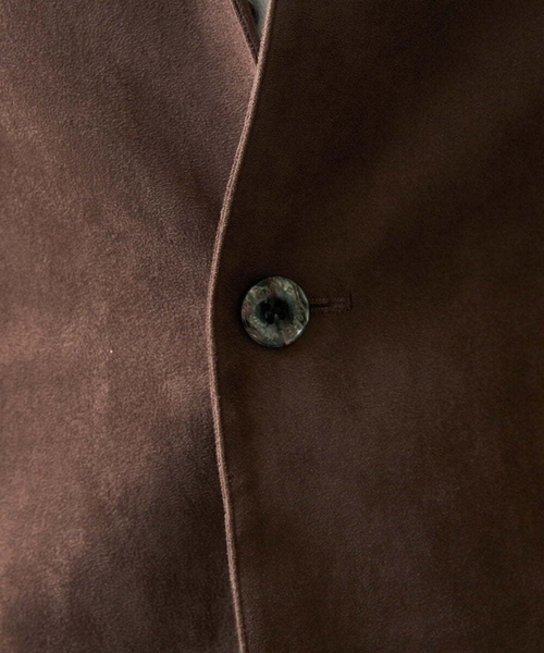 MICHEL KLEIN HOMME   （ミッシェルクランオム）の「ベジタブルスエードコンバーチブルジャケット（その他アウター・メンズ・ブラック/ブラウン/ボルドー・LARGE/X-LARGE/MEDIUM/46/48/51）」の17枚目の写真