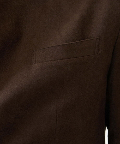 MICHEL KLEIN HOMME   （ミッシェルクランオム）の「ベジタブルスエードコンバーチブルジャケット（その他アウター・メンズ・ブラック/ブラウン/ボルドー・LARGE/X-LARGE/MEDIUM/46/48/51）」の18枚目の写真