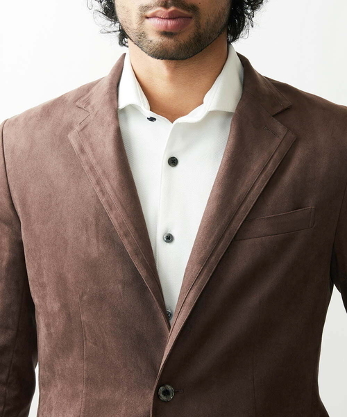 MICHEL KLEIN HOMME   （ミッシェルクランオム）の「ベジタブルスエードコンバーチブルジャケット（その他アウター・メンズ・ブラック/ブラウン/ボルドー・LARGE/X-LARGE/MEDIUM/46/48/51）」の21枚目の写真