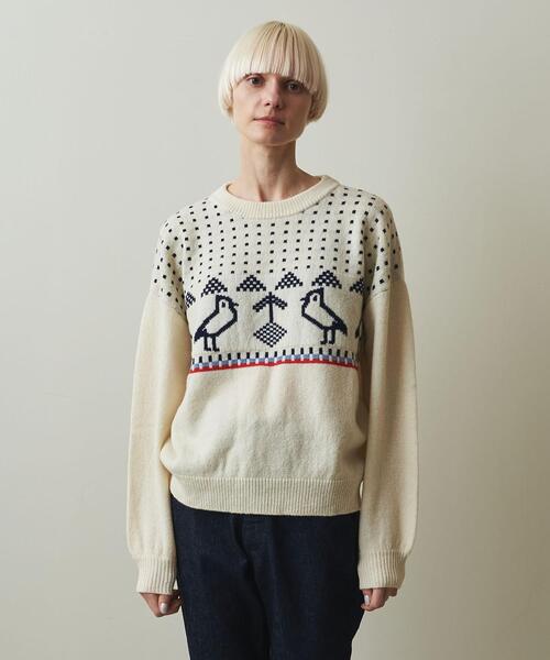 MacMahon アイボリーニット Steven Alan（スティーブンアラン）の「＜LE MONT ST.MICHEL × Steven