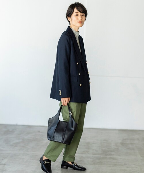 THE SHOP TK （ザ ショップ ティーケー ）の「◆【CLUEL presents】ソフトピーチベイカーパンツ（その他パンツ・レディース・ダークブラウン/オリーブ/カーキ・11/12/13/14）」の10枚目の写真