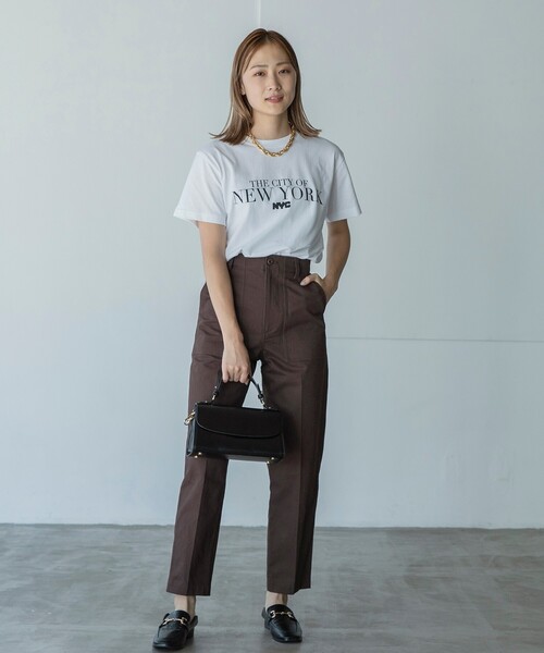 THE SHOP TK （ザ ショップ ティーケー ）の「◆【CLUEL presents】ソフトピーチベイカーパンツ（その他パンツ・レディース・ダークブラウン/オリーブ/カーキ・11/12/13/14）」の15枚目の写真