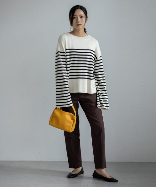 THE SHOP TK （ザ ショップ ティーケー ）の「◆【CLUEL presents】ソフトピーチベイカーパンツ（その他パンツ・レディース・ダークブラウン/オリーブ/カーキ・11/12/13/14）」の20枚目の写真