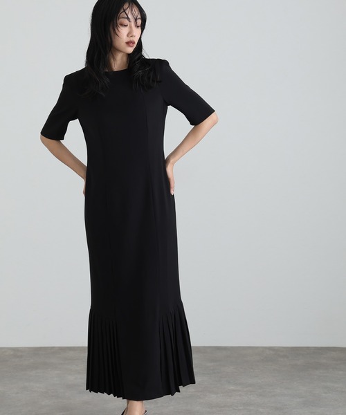 値下げしました！atlo パーティドレス　結婚式　L ブラック atlo】結婚式お呼ばれドレス