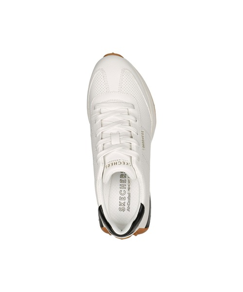 SKECHERS(スケッチャーズ)の「SKECHERS GUSTO-WIND-O / スケッチャーズ ガスト-ウィンドウ オー(スニーカー・レディース・ブラック×ホワイト/ホワイト・25cm/23.5cm/24.5cm/22.5cm/23cm/24cm)」の9枚目の写真