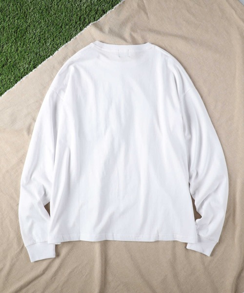 CAMP7(キャンプセブン)の「【CAMP7】ナイロンポケットロンT(Tシャツ/カットソー・メンズ・ホワイト/ベージュ/ブラック・XL/L/S/M)」の14枚目の写真