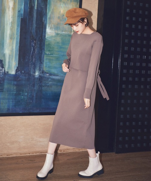 N.(N. Natural Beauty Basic)(エヌエヌナチュラルビューティーベーシック)の「◆サイドゴアミドルブーツ(ブーツ・レディース・ホワイト/ブラック・MEDIUM/LARGE)」の5枚目の写真