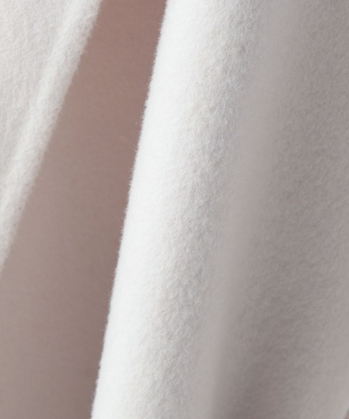 A part by（アパートバイ）の「Sサイズ展開/casheepロングコート 281783（その他アウター・レディース・ネイビー/グリーン/アイボリー/キャメル・SMALL/MEDIUM）」の20枚目の写真