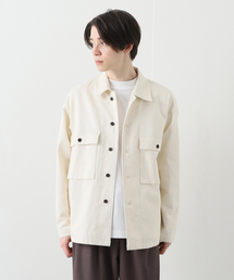 EDIFICE LA BOUCLE | 【LA BOUCLE / ラブークル】ショート アーミー シャツ ブルゾン ツイル(シャツ/ブラウス)