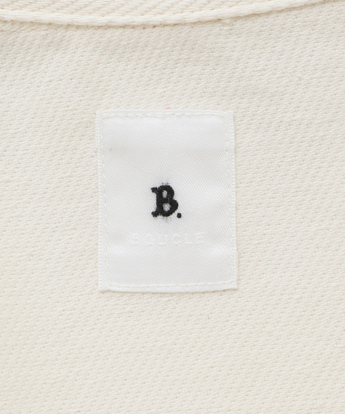 EDIFICE LA BOUCLE(エディフィスラブークル)の「【LA BOUCLE / ラブークル】ショート アーミー シャツ ブルゾン ツイル(シャツ/ブラウス・メンズ・ブラック/アイボリー・1/2)」の15枚目の写真