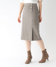 index | Cafissi/カフィーシー チェックタイトスカート【WEB限定サイズ】(スカート)