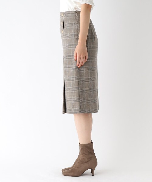 index（インデックス）の「◆Cafissi/カフィーシー チェックタイトスカート【WEB限定サイズ】（スカート・レディース・ベージュ系その他2/ブラック系1/ブルー系1・40/38/42/36）」の5枚目の写真