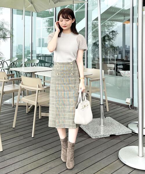 index（インデックス）の「◆Cafissi/カフィーシー チェックタイトスカート【WEB限定サイズ】（スカート・レディース・ベージュ系その他2/ブラック系1/ブルー系1・40/38/42/36）」の22枚目の写真