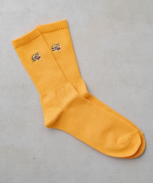 WHIMSIC(ウィムジック)の「【WHIMSIC】スーベニアソックス(ソックス/靴下・レディース・パープル/オリーブ/オレンジ/アイボリー・FREE)」の1枚目の写真