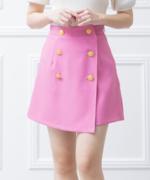 clear | インパン付フロントボタンラップミニスカート≪2023SS≫(スカート)