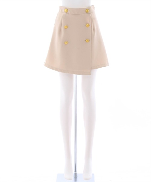 clear（クリア）の「インパン付フロントボタンラップミニスカート（スカート・レディース・ブラック/アイボリー/ピンク・S/M）」の13枚目の写真