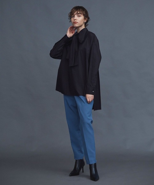 N.O.R.C（ノーク）の「ダブルクロステーパードパンツ（その他パンツ・レディース・ブラック/オレンジ/ブルー・L/M/S）」の9枚目の写真