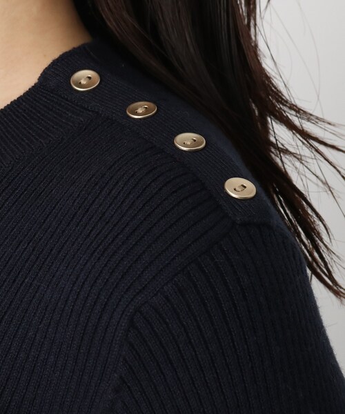 Balmain ショルダーボタン　ニット　36 Balmain ショルダーボタン ニット セーター 36 index（インデックス