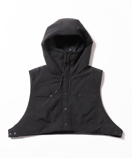 BURLAP OUTFITTER（バーラップアウトフィッター）の「BURLAP OUTFITTER/バーラップアウトフィッター WINTER FLYING HOOD JACKET ジャケット（ブルゾン・メンズ・ブラック/サンドベージュ/オリーブ・ONE SIZE）」の2枚目の写真