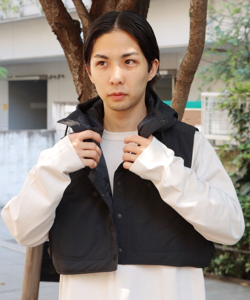 BURLAP OUTFITTER（バーラップアウトフィッター）の「BURLAP OUTFITTER/バーラップアウトフィッター WINTER FLYING HOOD JACKET ジャケット（ブルゾン・メンズ・ブラック/サンドベージュ/オリーブ・ONE SIZE）」の17枚目の写真