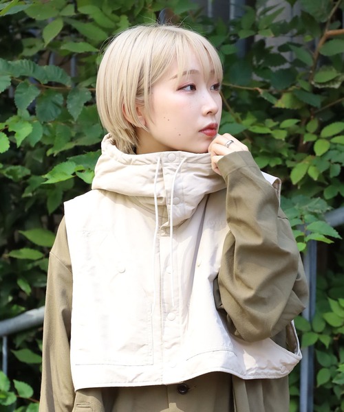 BURLAP OUTFITTER（バーラップアウトフィッター）の「BURLAP OUTFITTER/バーラップアウトフィッター WINTER FLYING HOOD JACKET ジャケット（ブルゾン・メンズ・ブラック/サンドベージュ/オリーブ・ONE SIZE）」の18枚目の写真