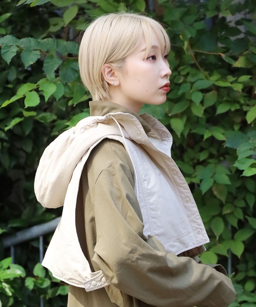 BURLAP OUTFITTER（バーラップアウトフィッター）の「BURLAP OUTFITTER/バーラップアウトフィッター WINTER FLYING HOOD JACKET ジャケット（ブルゾン・メンズ・ブラック/サンドベージュ/オリーブ・ONE SIZE）」の19枚目の写真