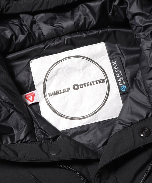 BURLAP OUTFITTER（バーラップアウトフィッター）の「BURLAP OUTFITTER/バーラップアウトフィッター WINTER FLYING HOOD JACKET ジャケット（ブルゾン・メンズ・ブラック/サンドベージュ/オリーブ・ONE SIZE）」の6枚目の写真