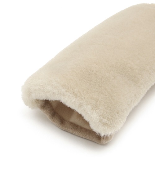 ROPE' PICNIC（ロペピクニック）の「ミンク調フェイクファーフィンガーレスグローブ（手袋・レディース・キナリ/ブラウン・FREE）」の8枚目の写真