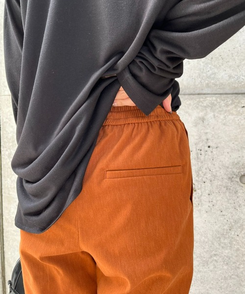 DOLLY SEAN（ドリーシーン）の「【dolly-seam/ドリーシーン】KAPOK トラックパンツ（その他パンツ・レディース・ブラック/ダークブラウン/ベージュ・0/1）」の15枚目の写真