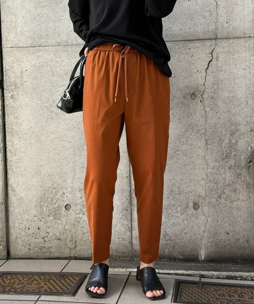 DOLLY SEAN（ドリーシーン）の「【dolly-seam/ドリーシーン】KAPOK トラックパンツ（その他パンツ・レディース・ブラック/ダークブラウン/ベージュ・0/1）」の10枚目の写真