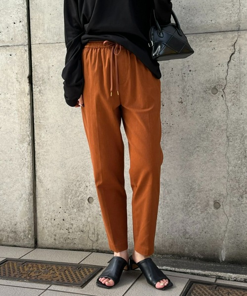 DOLLY SEAN（ドリーシーン）の「【dolly-seam/ドリーシーン】KAPOK トラックパンツ（その他パンツ・レディース・ブラック/ダークブラウン/ベージュ・0/1）」の7枚目の写真