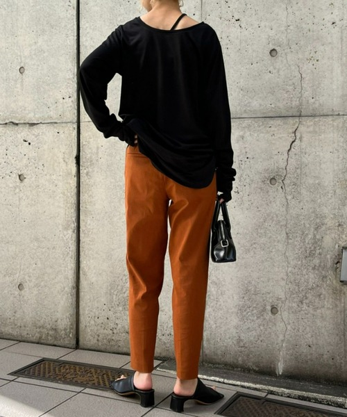 DOLLY SEAN（ドリーシーン）の「【dolly-seam/ドリーシーン】KAPOK トラックパンツ（その他パンツ・レディース・ブラック/ダークブラウン/ベージュ・0/1）」の21枚目の写真