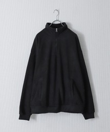 【ZIP FIVE】【ZIP OUTDOOR】ビッグシルエット フリースハーフジッププルオーバートレーナー
