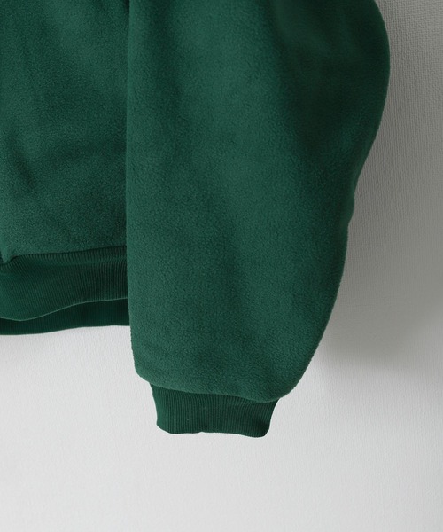 ZIP FIVE(ジップファイブ)の「【ZIP FIVE】【ZIP OUTDOOR】ビッグシルエット フリースハーフジッププルオーバートレーナー(スウェット・レディース・グリーン/ブルー/ダークグリーン/アイボリー/マルチ/ホワイト系/ブラック・MEDIUM/LARGE/X-LARGE)」の9枚目の写真