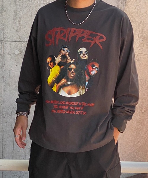 kutir（クティール）の「オーバーサイズバンドロンT（Tシャツ/カットソー・メンズ・チャコールグレー/オフホワイト・LARGE/MEDIUM）」の13枚目の写真