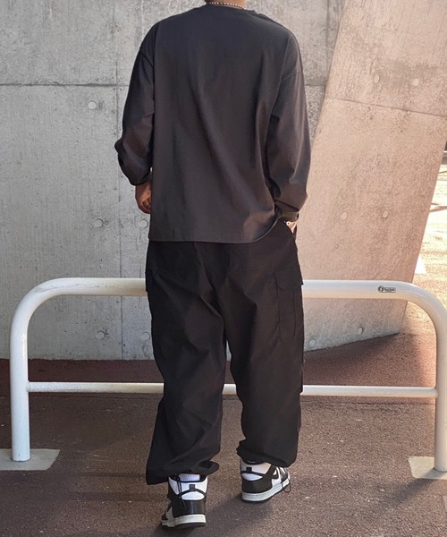 kutir（クティール）の「オーバーサイズバンドロンT（Tシャツ/カットソー・メンズ・チャコールグレー/オフホワイト・LARGE/MEDIUM）」の12枚目の写真