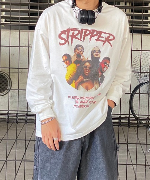 kutir（クティール）の「オーバーサイズバンドロンT（Tシャツ/カットソー・メンズ・チャコールグレー/オフホワイト・LARGE/MEDIUM）」の5枚目の写真