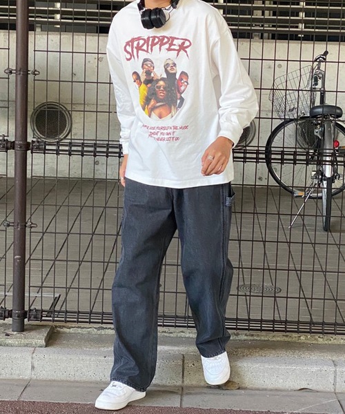 kutir（クティール）の「オーバーサイズバンドロンT（Tシャツ/カットソー・メンズ・チャコールグレー/オフホワイト・LARGE/MEDIUM）」の18枚目の写真