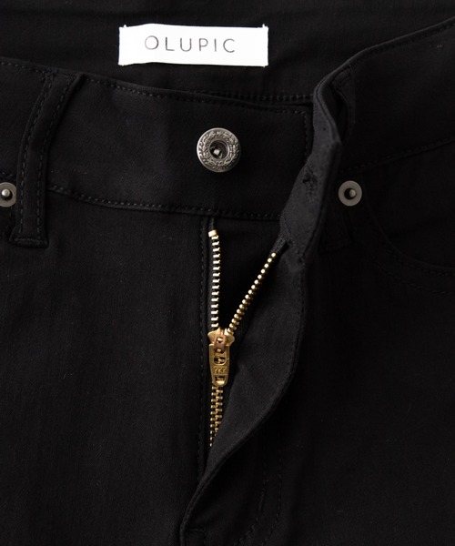 OLUPIC(オルピック)の「OLUPIC/【WEB限定】ハイウエストツイルスキニー(デニムパンツ・レディース・ブラック・MEDIUM/SMALL/LARGE/X-LARGE)」の14枚目の写真