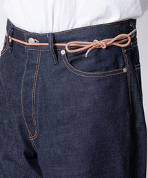 LEATHER SHOELACE BELT "HAROLD"