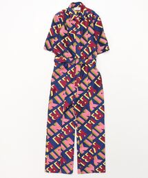 KIRIN/ Peggy Gou/TYPO JACQUARD SHIRT JUMPSUIT