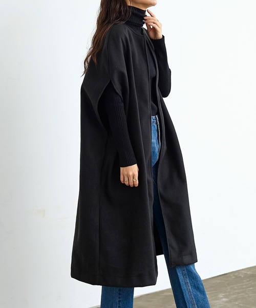 セール】ロングケープコート[K1193]（その他アウター）｜KOBE LETTUCE