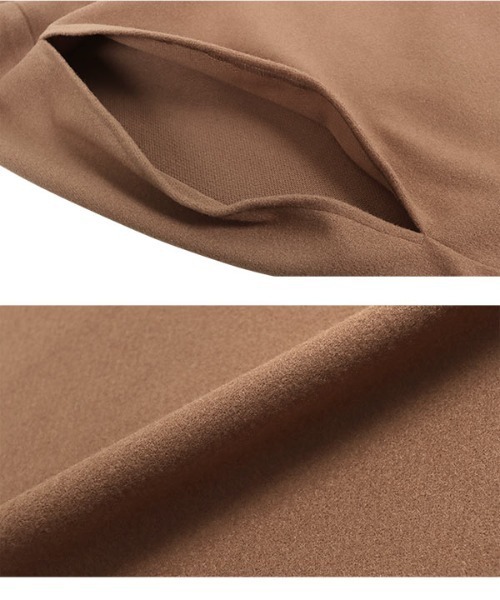 KOBE LETTUCE（コウベレタス）の「ロングケープコート[K1193]（その他アウター・レディース・ブラウン/ブラック/ライトベージュ/グレー・FREE）」の7枚目の写真