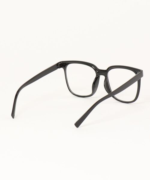 ユニセックス スクエアフレーム クリアレンズ 伊達メガネ cula527