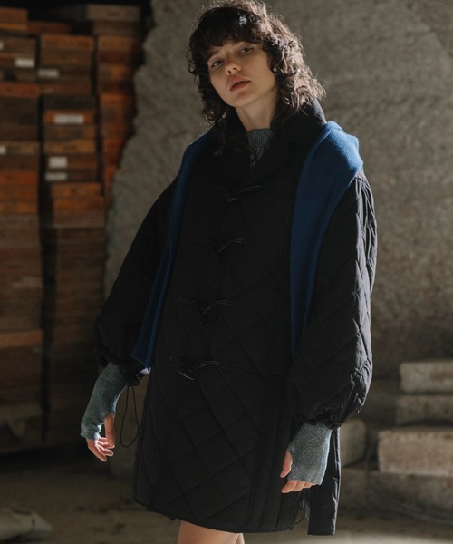 WILLFULLY（ウィルフリー）の「quilting toggle 2pattern midi A/coat