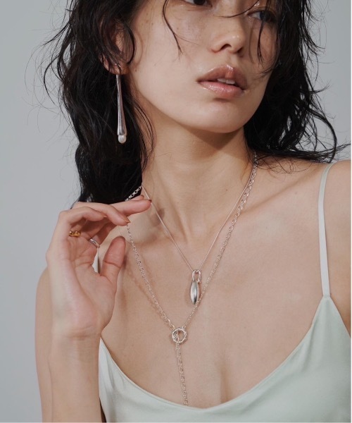 loni（ロニ）の「【金属アレルギー対応】Seed necklace （モチーフネックレス）/ニッケルフリーメッキ（ネックレス・レディース・シルバー/ゴールド・FREE）」の9枚目の写真