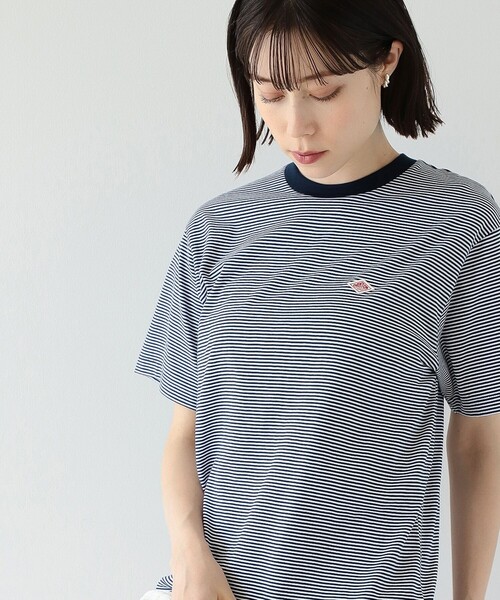 Ray BEAMS(レイビームス)の「DANTON / ボーダー ショートスリーブ Tシャツ(Tシャツ/カットソー・レディース・グレー×ホワイト/ネイビー系/レッド系その他・S)」の20枚目の写真